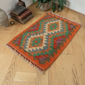 Tapis Kilim Maimana 83x118 Kilim ethnique tissé à la main