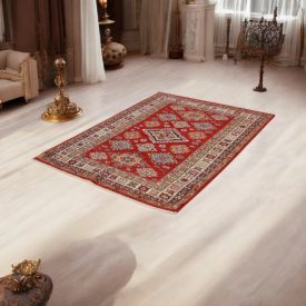 Tapis Kazak 127x186 tapis afghan fait à la main