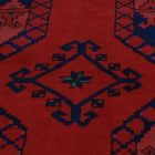 Tapis afghan 300x404 Elephant Foot fait main bordeaux