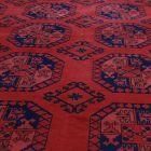 Tapis afghan 300x404 Elephant Foot fait main bordeaux