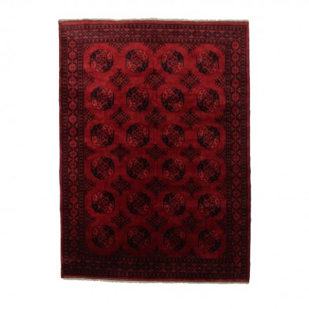 Grand Tapis Afghan bordeaux Ersari 253x341 tapis oriental fait main pour le salon