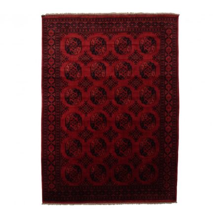 Grand Tapis Afghan bordeaux Ersari 253x343 tapis oriental fait main pour le salon