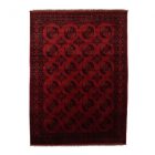 Grand Tapis Afghan bordeaux Ersari 253x343 tapis oriental fait main pour le salon