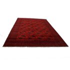 Grand Tapis Afghan bordeaux Ersari 252x346 tapis oriental fait main pour le salon