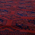 Grand Tapis Afghan bordeaux Ersari 252x346 tapis oriental fait main pour le salon