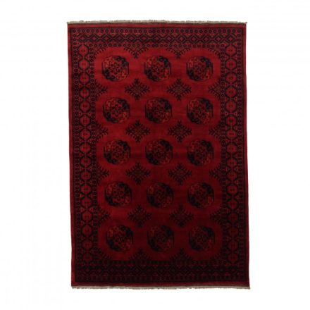 Tapis Afghan bordeaux Ersari 200x290 tapis oriental fait main pour le salon