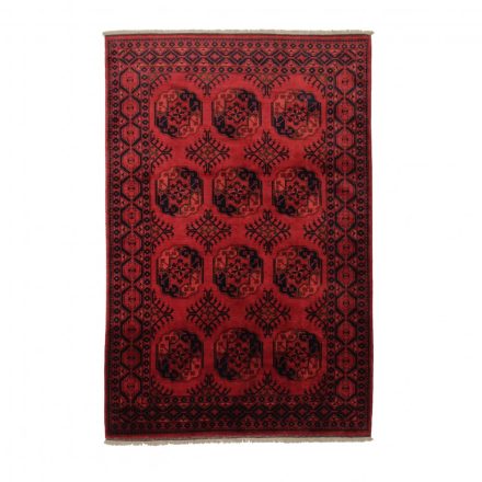 Tapis Afghan bordeaux Ersari 205x295 tapis oriental fait main pour le salon