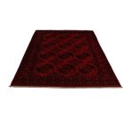 Tapis Afghan bordeaux Ersari 205x295 tapis oriental fait main pour le salon