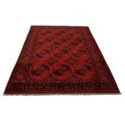 Tapis Afghan bordeaux Ersari 205x295 tapis oriental fait main pour le salon