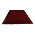 Tapis Afghan bordeaux Ersari 204x297 tapis oriental fait main pour le salon