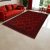 Tapis Afghan bordeaux Ersari 195x294 tapis oriental fait main pour le salon