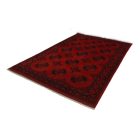 Tapis Afghan bordeaux Ersari 195x294 tapis oriental fait main pour le salon
