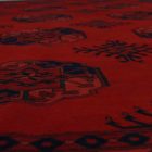 Tapis Afghan bordeaux Ersari 195x294 tapis oriental fait main pour le salon