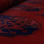 Tapis Afghan bordeaux Ersari 195x294 tapis oriental fait main pour le salon