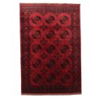 Tapis Afghan bordeaux Ersari 202x294 tapis oriental fait main pour le salon