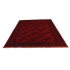 Tapis Afghan bordeaux Ersari 202x294 tapis oriental fait main pour le salon