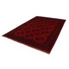 Tapis Afghan bordeaux Ersari 202x294 tapis oriental fait main pour le salon