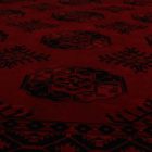 Tapis Afghan bordeaux Ersari 202x294 tapis oriental fait main pour le salon