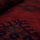 Tapis Afghan bordeaux Ersari 202x294 tapis oriental fait main pour le salon