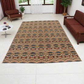 Tapis oriental multicolore Aikat 301x197 Tapis salon moderne