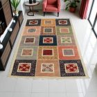 Tapis oriental multicolore Aikat 120x176 tapis fait main