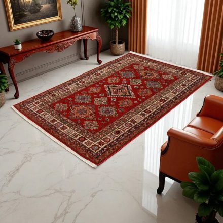 Tapis Oriental Kazak super 186x127 tapis afghan fait main
