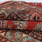 Tapis Oriental Kazak super 186x127 tapis afghan fait main
