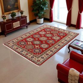Tapis Oriental Kazak super 170x124 tapis afghan fait main