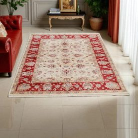 Ziegler tapis laine beige-bordeaux 200x149 tapis fait main