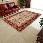Ziegler tapis laine beige-bordeaux 167x235 tapis de salon