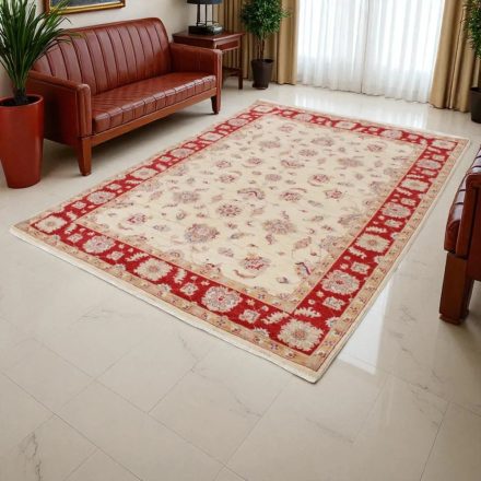 Tapis Ziegler beige-bordeaux 246x177 tapis fait main