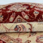 Ziegler tapis laine beige-bordeaux 151x201 tapis de salon