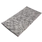 Tapis en laine épais Rustic 70x130 tapis gris