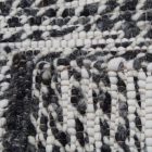 Tapis en laine épais Rustic 70x130 tapis gris