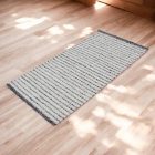 Tapis moderne en laine Rustic 70x140 tapis gris