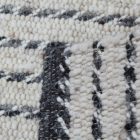 Tapis moderne en laine Rustic 70x140 tapis gris