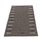Tapis épais en laine Rustic 70x147 tapis marron