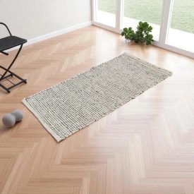 Tapis épais Rustic 70x144 tapis en laine tissé