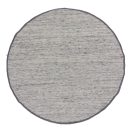 Tapis rond en laine Rustic 190x190 tapis gris