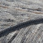 Tapis rond en laine Rustic 190x190 tapis gris