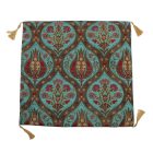 Coussin décoratif turquoise 45 x 45 cm – Grenade du Bosphore