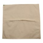 Coussin décoratif crème 45 x 45 cm – Tulipe du Sultan