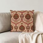 Coussin décoratif crème 45 x 45 cm – Goutte persane