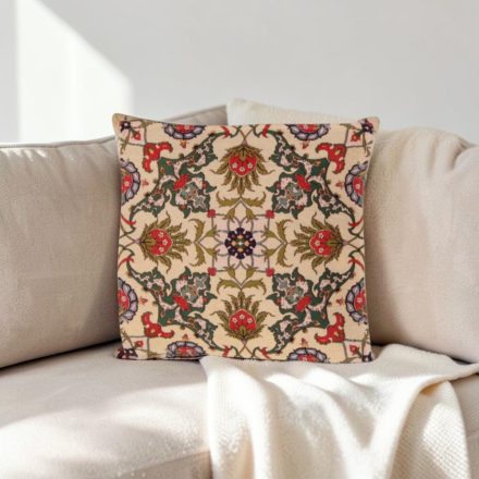 Coussin décoratif crème 45 x 45 cm – Ornement oriental