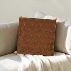 Coussin décoratif marron 45 x 45 cm – Palais de bronze