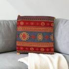 Coussin décoratif bleu 45 x 45 cm – Rivière nomade