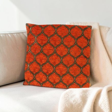 Coussin décoratif orange 45 x 45 cm – Ornement mandarine