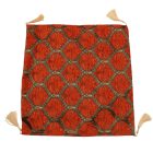 Coussin décoratif orange 45 x 45 cm – Ornement mandarine