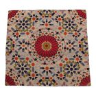 Coussin décoratif bleu 45 x 45 cm – Jardin du Sultan