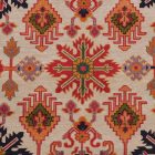 Coussin décoratif crème 45 x 45 cm – Étoile mosaïque